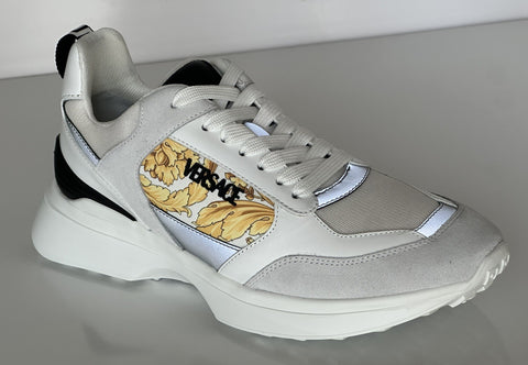 Versace Medusa Men’s White/Black/Gold Sneakers 9 US (42 Eu) 1011942 IT NIB $825
