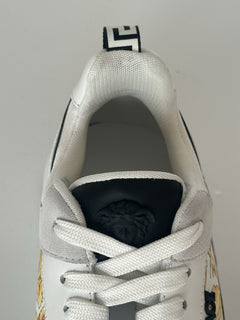 Versace Medusa Men’s White/Black/Gold Sneakers 9 US (42 Eu) 1011942 IT NIB $825
