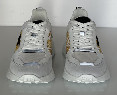 Versace Medusa Men’s White/Black/Gold Sneakers 11 US (44 Eu) 1011942 IT NIB $825