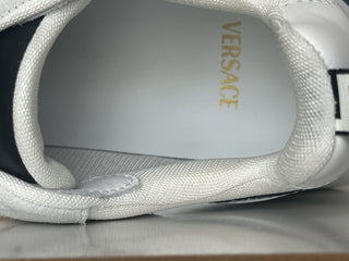 Versace Medusa Men’s White/Black/Gold Sneakers 11 US (44 Eu) 1011942 IT NIB $825
