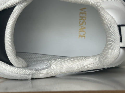 Versace Medusa Men’s White/Black/Gold Sneakers 11 US (44 Eu) 1011942 IT NIB $825
