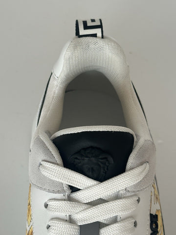 Versace Medusa Men’s White/Black/Gold Sneakers 11 US (44 Eu) 1011942 IT NIB $825