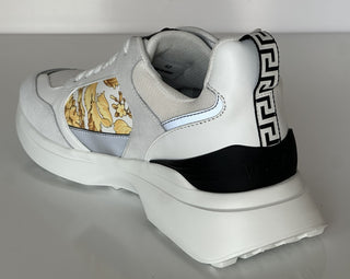 Versace Medusa Men’s White/Black/Gold Sneakers 11 US (44 Eu) 1011942 IT NIB $825