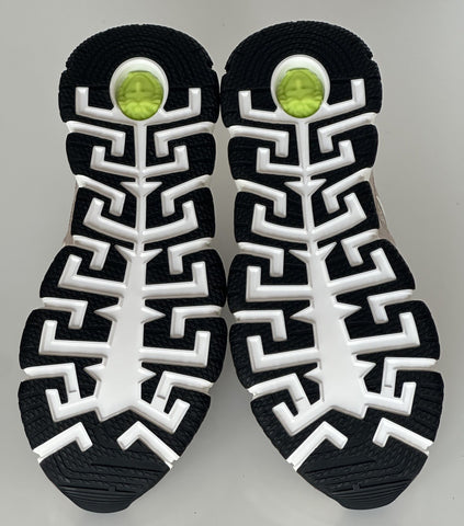 Versace Men's Jacquard Trigreca Sneakers Beige 12 US (45 Eu) IT DSU8094 NIB $950