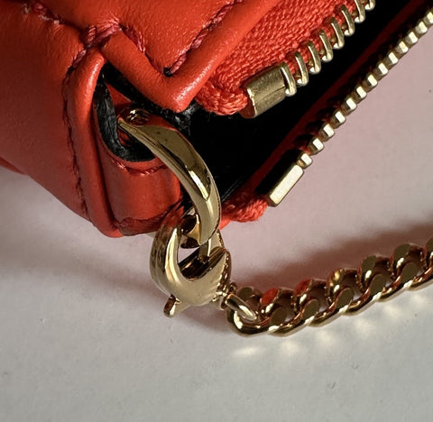 Versace Gold Medusa Head Quilted Leather Red Shoulder Bag 1019223 NWT $925