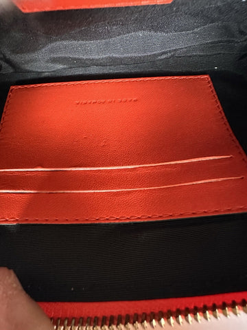 Versace Gold Medusa Head Quilted Leather Red Shoulder Bag 1019223 NWT $925