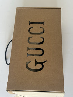Gucci Men GG Logo Sneakers Black 13.5 US (13 Gucci) 628709 IT NIB $850