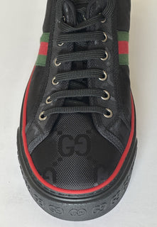 Gucci Men GG Logo Sneakers Black 13.5 US (13 Gucci) 628709 IT NIB $850