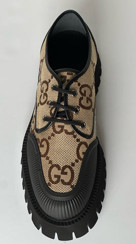 Gucci Men’s GG Logo Light-weight Shoes Black/Camel 13.5 US (13 Gucci) 699552 NIB