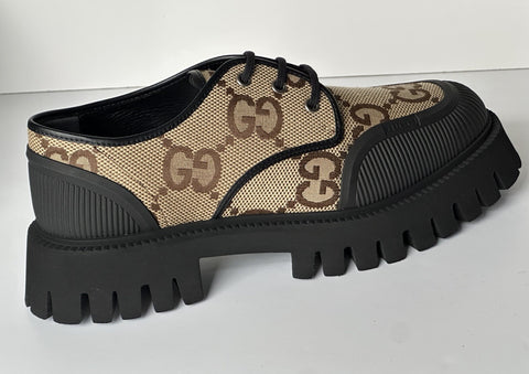 Gucci Men’s GG Logo Light-weight Shoes Black/Camel 13.5 US (13 Gucci) 699552 NIB