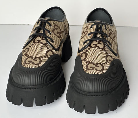 Gucci Men’s GG Logo Light-weight Shoes Black/Camel 13.5 US (13 Gucci) 699552 NIB