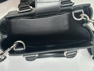 Gucci GG Supreme GG Web Canvas/Leather Mini Tote Bag Black Italy NWOT