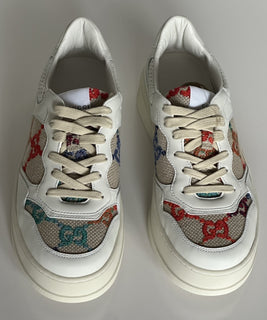 Gucci Women’s GG Dali Soft Sneakers White/Multicolor 11 US/41 Euro 670408 NIB