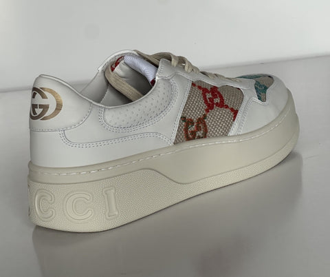 Gucci Women’s GG Dali Soft Sneakers White/Multicolor 11 US/41 Euro 670408 NIB