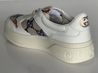 Gucci Women’s GG Dali Soft Sneakers White/Multicolor 11 US/41 Euro 670408 NIB