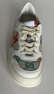 Gucci Women’s GG Dali Soft Sneakers White/Multicolor 11 US/41 Euro 670408 NIB