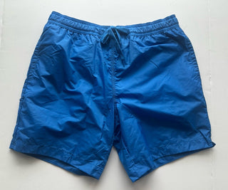 Burberry Men's Martin Canvas Blue Boxer Swim Shorts Small 8084322 NWT $440