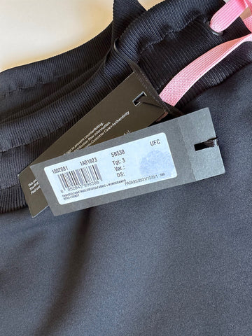 Versace Women's Black Greca Print Jogger Pants Size 3 Italy 1002081 NWT $625