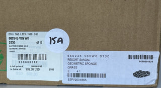 Bottega Veneta Intrecciato Geometric Sponge Slipper Green 8 US 660245 NIB $600