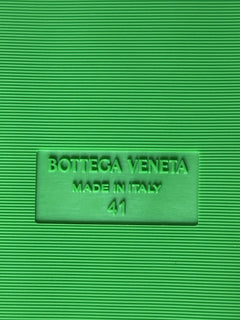 Bottega Veneta Intrecciato Geometric Sponge Slipper Green 8 US 660245 NIB $600