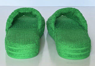 Bottega Veneta Intrecciato Geometric Sponge Slipper Green 8 US 660245 NIB $600