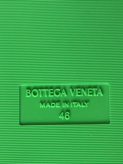 Bottega Veneta Intrecciato Geometric Sponge Slipper Green 13 US 660245 NIB $600