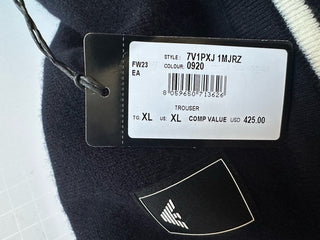Emporio Armani Men’s Dark Blue Casual Wool Pants Size XL 7V1PXJ NWT $425