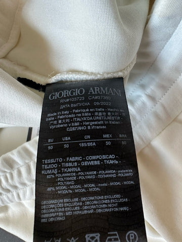 Giorgio Armani Mens White Casual Pants Size 40 US (56 Euro) 3RSP70 NWT $1095