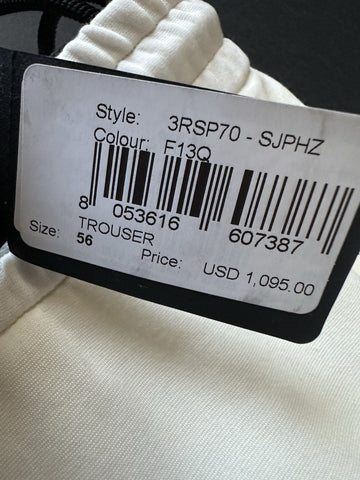 Giorgio Armani Mens White Casual Pants Size 40 US (56 Euro) 3RSP70 NWT $1095