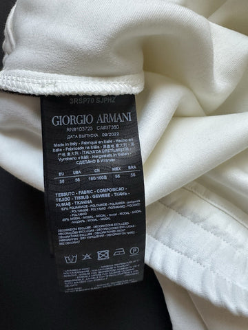 Giorgio Armani Mens White Casual Pants Size 40 US (56 Euro) 3RSP70 NWT $1095