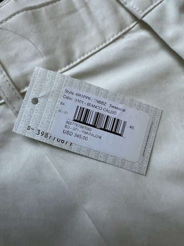 Emporio Armani Men’s White Casual Pants Size 32 US (48 Euro) 6R1PP6 NWT $345