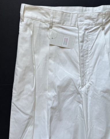 Emporio Armani Men’s White Casual Pants Size 32 US (48 Euro) 6R1PP6 NWT $345