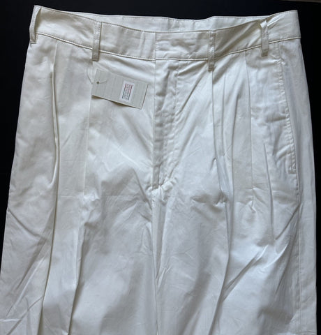 Emporio Armani Men’s White Casual Pants Size 32 US (48 Euro) 6R1PP6 NWT $345