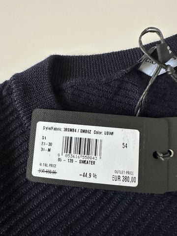 Giorgio Armani Men's Dark Blue Wool Sweater 44 US (54 Euro) Italy NWT $995