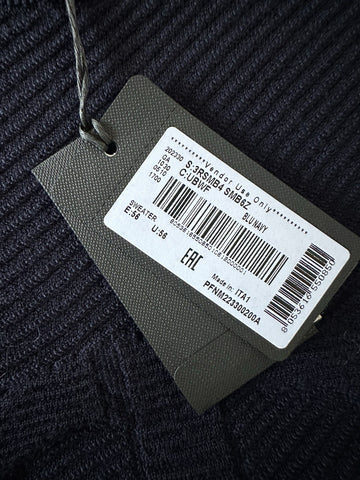 Giorgio Armani Men's Dark Blue Wool Sweater 46 US (56 Euro) Italy NWT $995