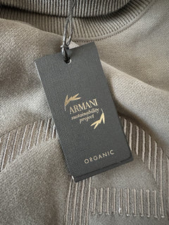 Giorgio Armani Men's Gray Cotton Turtleneck Sweatshirt 40 US (50 Euro) NWT $1195