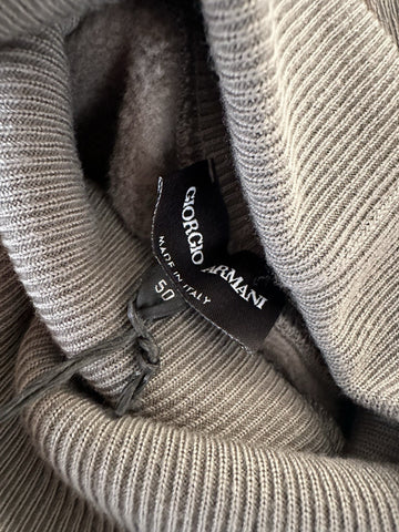 Giorgio Armani Men's Gray Cotton Turtleneck Sweatshirt 40 US (50 Euro) NWT $1195