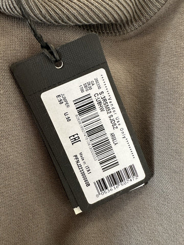 Giorgio Armani Men's Gray Cotton Turtleneck Sweatshirt 40 US (50 Euro) NWT $1195