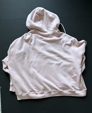 Versace Embroidered Pink Sweatshirt with Hoodie 6 US (40 Euro) 1014290 NWT $1050