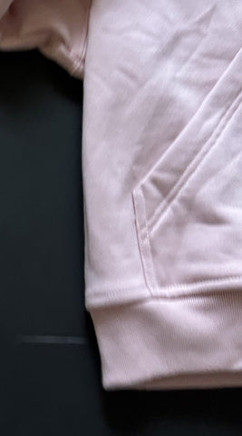 Versace Embroidered Pink Sweatshirt with Hoodie 8 US (42 Euro) 1014290 NWT $1050