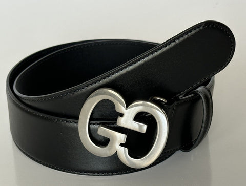 Gucci Interlocking G Buckle Leather Belt Black 80/32 Italy 745826 NWT