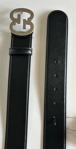 Gucci Interlocking G Buckle Leather Belt Black 80/32 Italy 745826 NWT