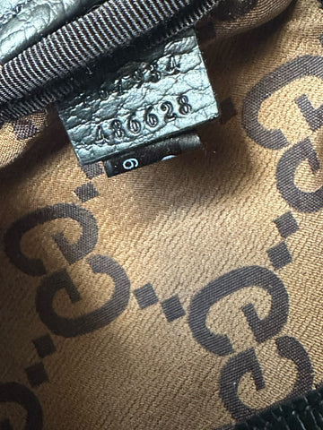 Gucci Maxi GG Logo BrownNylon Belt Bag 767934 Italy New