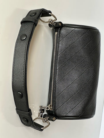 Gucci Leather GG Black Mini Blondie Shoulder Bag Made in Italy NWOT