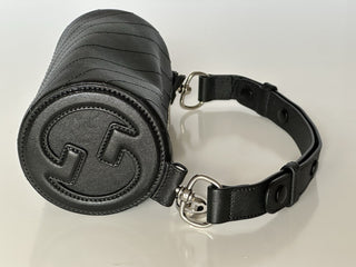 Gucci Leather GG Black Mini Blondie Shoulder Bag Made in Italy NWOT