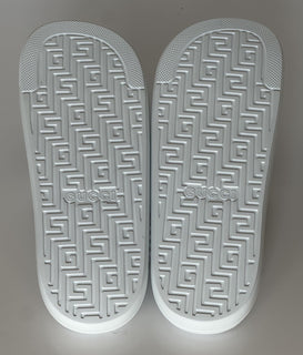 Gucci Men’s Rubber White/Green/Red Sandals 11.5 US (11 Gucci) 780286