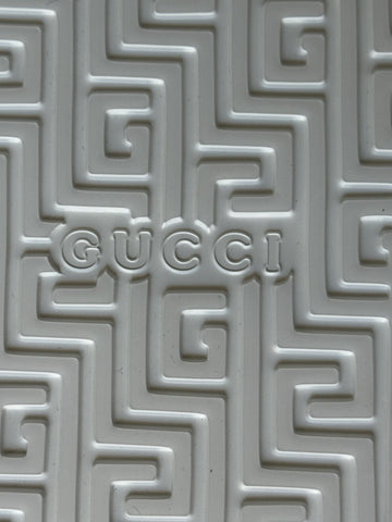 Gucci Men’s Rubber White/Green/Red Sandals 11.5 US (11 Gucci) 780286