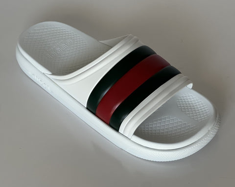 Gucci Men’s Rubber White/Green/Red Sandals 11.5 US (11 Gucci) 780286
