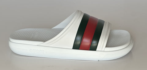 Gucci Men’s Rubber White/Green/Red Sandals 11.5 US (11 Gucci) 780286