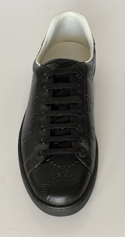 Gucci Men’s GG Embossed Leather Black Sneakers 14.5 US (14 Gucci) 625787 IT NIB